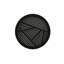 Вентиляционная решетка магнитная круглая черная