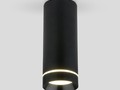 Светильник накладной DLR022 12W 4200K черный матовый