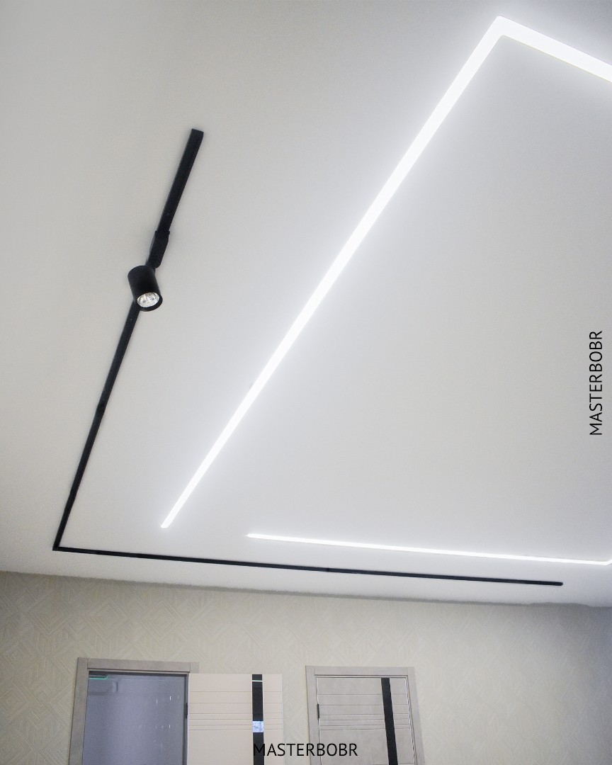 современными системами освещения на нятяжных потолках 2